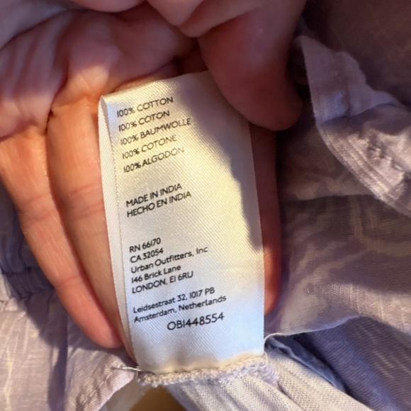 Anthropologie ruffled puff sleeve crop top, XS - Picture 9 of 12